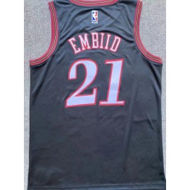 Camiseta Joel Embiid #21 Philadelphia 76ers Negro Classic Edition Camiseta Joel Embiid #21 Philadelphia 76ers Negro Classic Edition