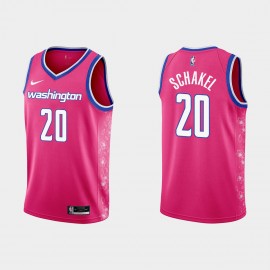 Camiseta Jordan Schakel #20 Washington Wizards 22/23 Rosa City Edition