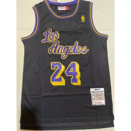 Camiseta Kobe Bryant #24 Los Angeles Lakers Negro Classic Edition