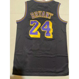 Camiseta Kobe Bryant #24 Los Angeles Lakers Negro Classic Edition Camiseta Kobe Bryant #24 Los Angeles Lakers Negro Classic Edition