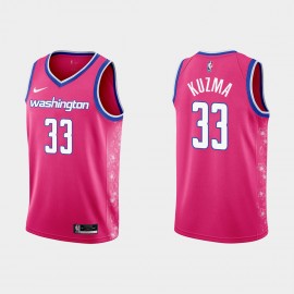 Camiseta Kyle Kuzma #33 Washington Wizards 22/23 Rosa City Edition