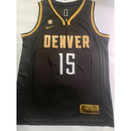 Camiseta Nikola Jokić #15 Denver Nuggets 2023 Negro