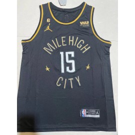 Camiseta Nikola Jokić #15 Denver Nuggets Negro