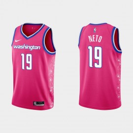 Camiseta Raul Neto #19 Washington Wizards 22/23 Rosa City Edition