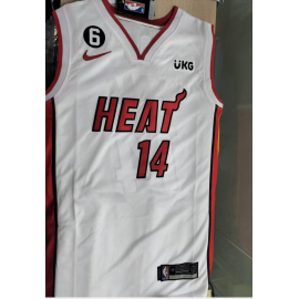 Camiseta Tyler Herro #14 Miami Heat Edicion 75 Aniversario Blanco Camiseta Tyler Herro #14 Miami Heat Edicion 75 Aniversario Blanco