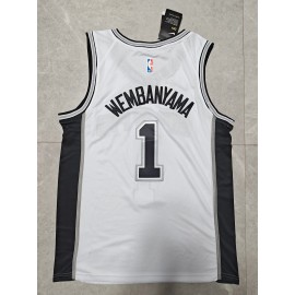 Camiseta Victor Wembanyama #1 San Antonio Spurs  22/23 Blanco Camiseta Victor Wembanyama #1 San Antonio Spurs  22/23 Blanco