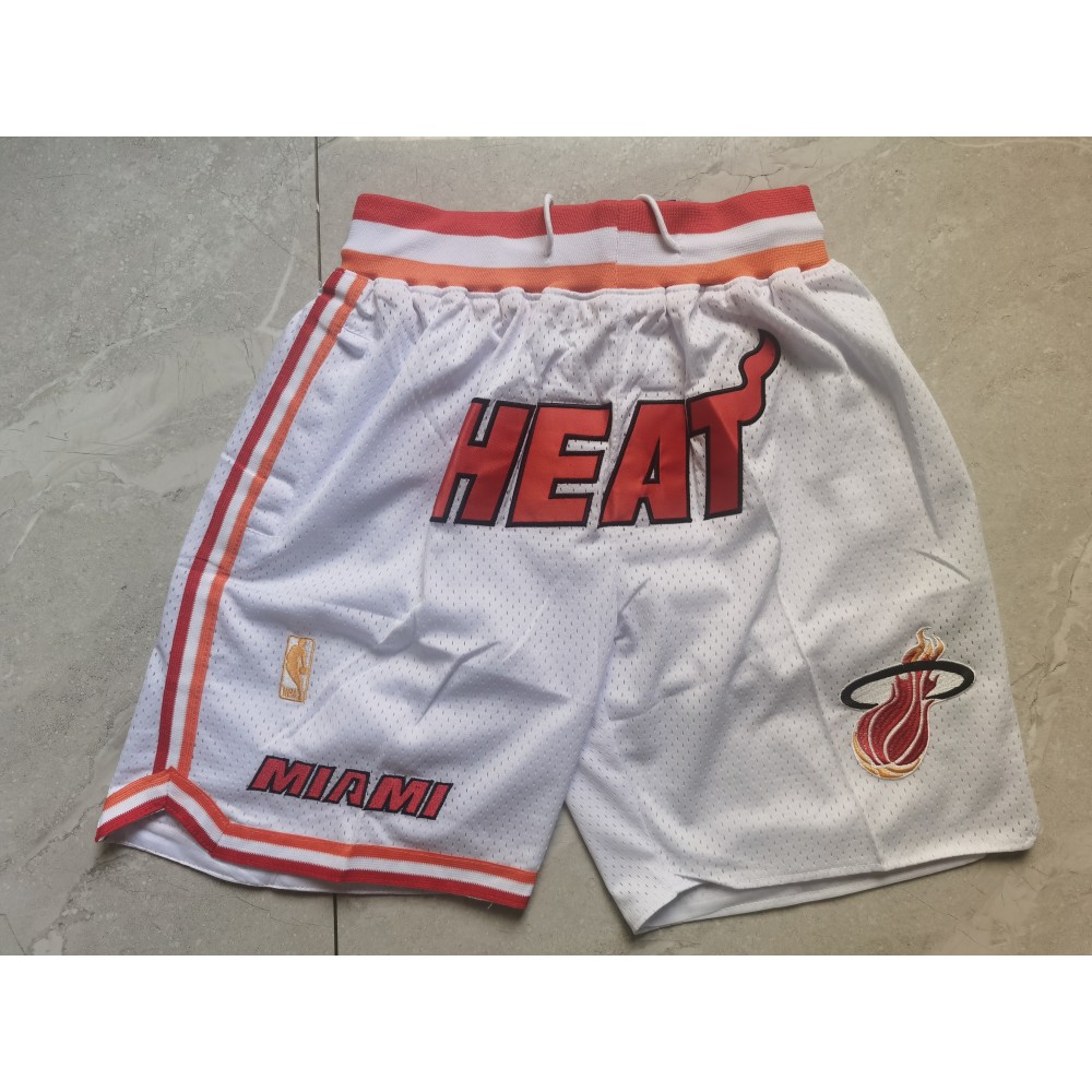 Pantalón Corto de Bolsillo Miami Heat Blanco Classic Edition