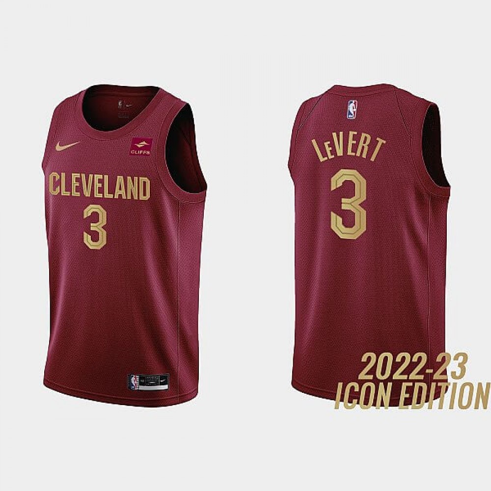 Camiseta Caris LeVert #3 Cleveland Cavaliers 2023 Rojo Camiseta Caris LeVert #3 Cleveland Cavaliers 2023 Rojo