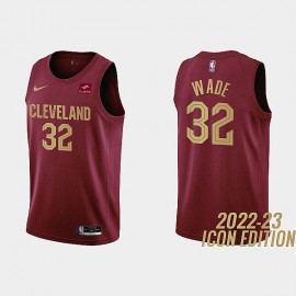 Camiseta Dean Wade #32 Cleveland Cavaliers 2023 Rojo