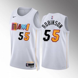 Camiseta Duncan Robinson #55 Miami Heat 22/23 Blanco City Edition