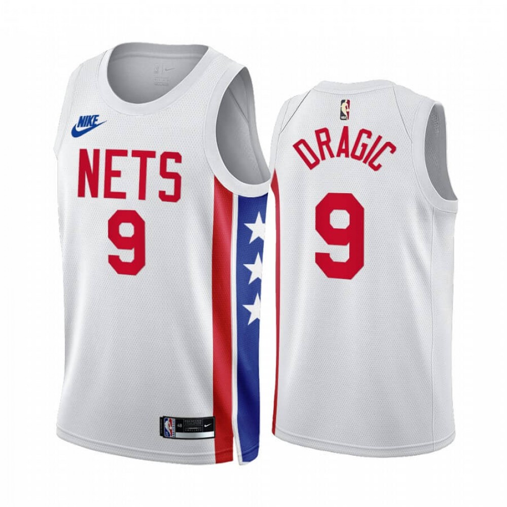 Camiseta Goran Dragić #9 Brooklyn Nets 2023 Blanco Classic Edition Camiseta Goran Dragić #9 Brooklyn Nets 2023 Blanco Classic Edition