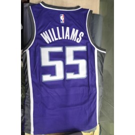 Camiseta Jason Williams #55 Sacramento Kings Edición 75 Aniversario Púrpura