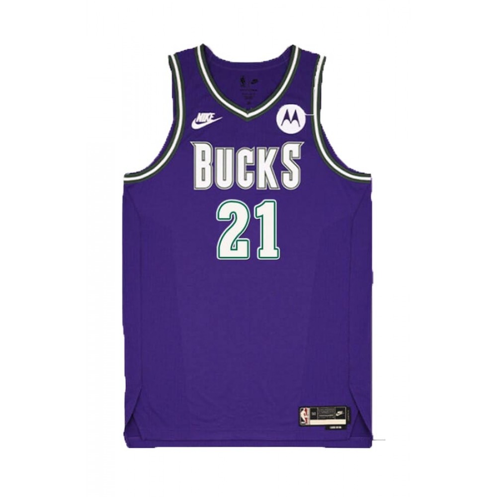 Camiseta Jrue Holiday #21 Milwaukee Bucks 2023 Púrpura Classic Edition Camiseta Jrue Holiday #21 Milwaukee Bucks 2023 Púrpura Classic Edition