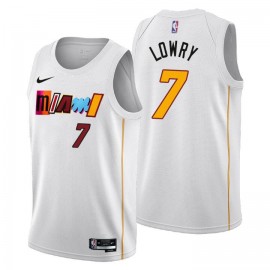 Camiseta Kyle Lowry #7 Miami Heat 2023 Blanco