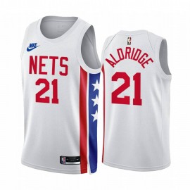 Camiseta LaMarcus Aldridge #21 Brooklyn Nets 2023 Blanco Classic Edition