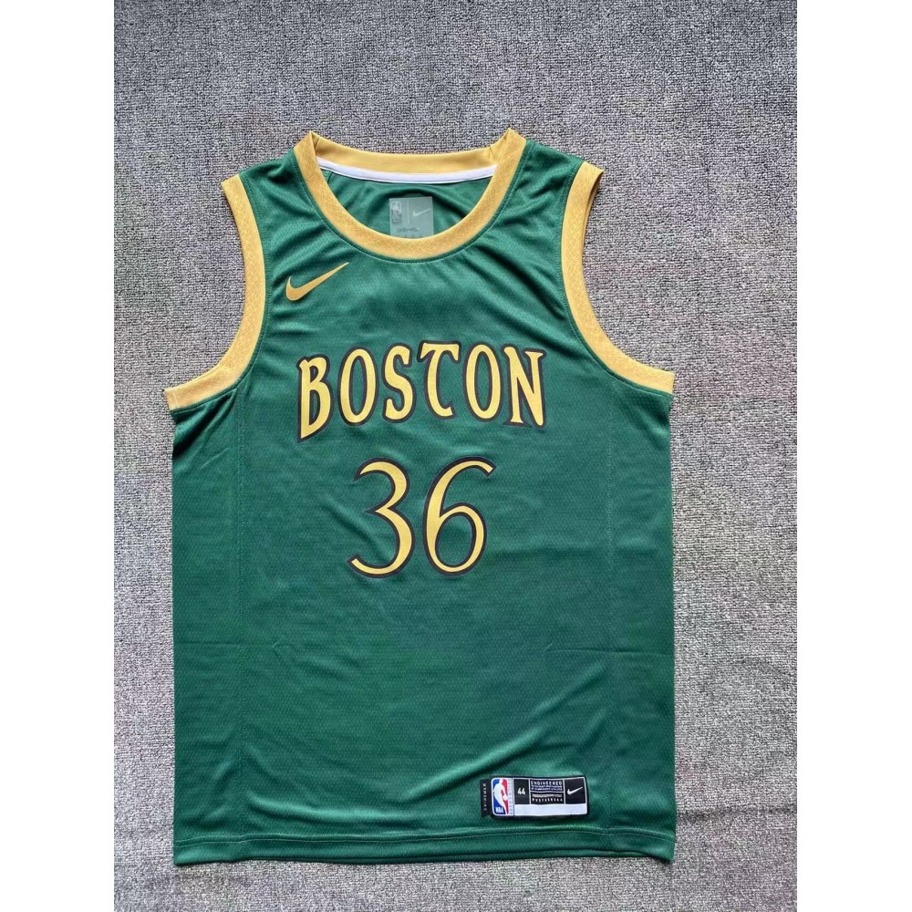 Camiseta Marcus Smart #36 Boston Celtics 2020 City Edition Verde Camiseta Marcus Smart #36 Boston Celtics 2020 City Edition Verde
