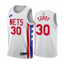 Camiseta Seth Curry #30 Brooklyn Nets 2023 Blanco Classic Edition
