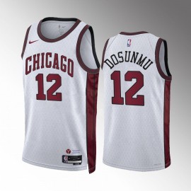 Camiseta Ayo Dosunmu #12 Chicago Bulls 2022-23 City Edition Blanco