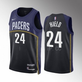 Camiseta Buddy Hield #24 Indiana Pacers 2022-23 City Edition Negro