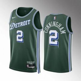 Camiseta Cade Cunningham #2 Detroit Pistons 2022-23 City Edition Verde
