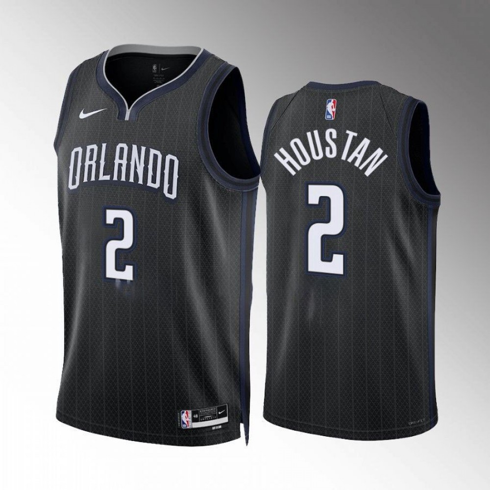 Camiseta Caleb Houstan #2 Orlando Magic 2022-23 City Edition Negro Camiseta Caleb Houstan #2 Orlando Magic 2022-23 City Edition Negro