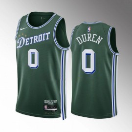 Camiseta Jalen Duren #0 Detroit Pistons 2022-23 City Edition Verde