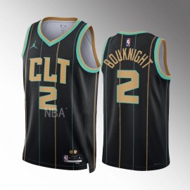 Camiseta James Bouknight #2 Charlotte Hornets 2022-23 City Edition Negro