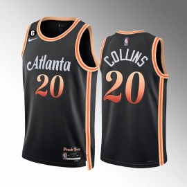 Camiseta John Collins #20 Atlanta Hawks 2023 City Edition Negro