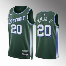 Camiseta Kevin Knox II #20 Detroit Pistons 2022-23 City Edition Verde