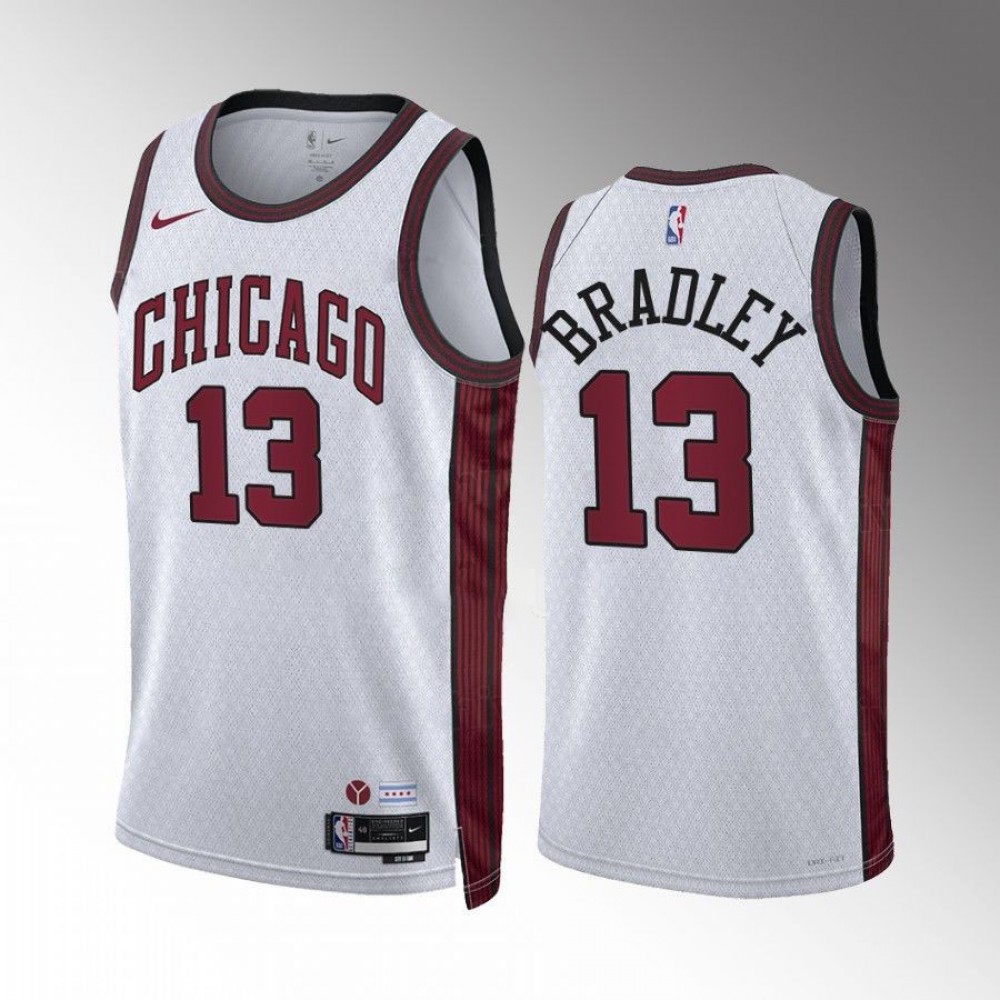 Camiseta Tony Bradley #13 Chicago Bulls 2022-23 City Edition Blanco Camiseta Tony Bradley #13 Chicago Bulls 2022-23 City Edition Blanco