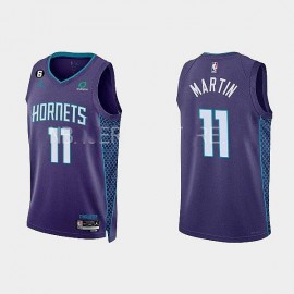 Camiseta Cody Martin #11 Charlotte Hornets 2022-23 Statement Edition Púrpura