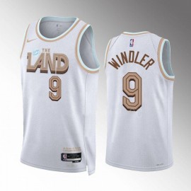 Camiseta Dylan Windler #9 Cleveland Cavaliers 2022-23 City Edition Blanco