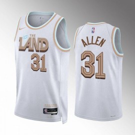Camiseta Jarrett Allen #31 Cleveland Cavaliers 2022-23 City Edition Blanco