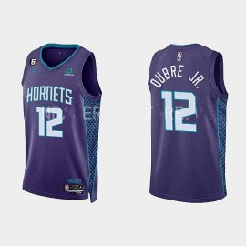 Camiseta Kelly Oubre Jr. #12 Charlotte Hornets 2022-23 Statement Edition Púrpura