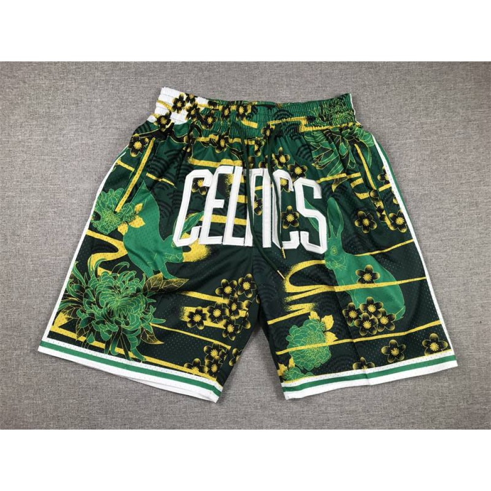 Pantalon Corto Boston Celtics De Bolsillo Verde Pantalon Corto Boston Celtics De Bolsillo Verde