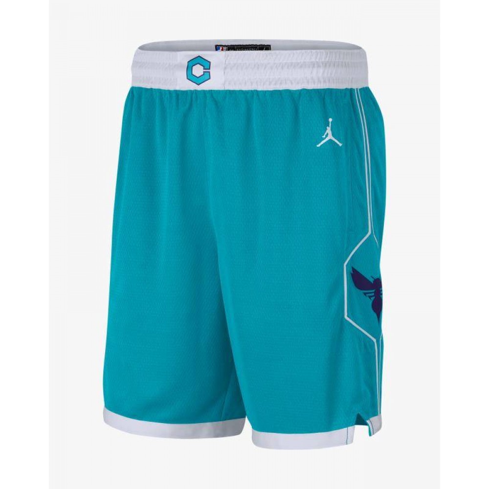 Pantalon Corto Charlotte Hornets Azul Mentol Pantalon Corto Charlotte Hornets Azul Mentol
