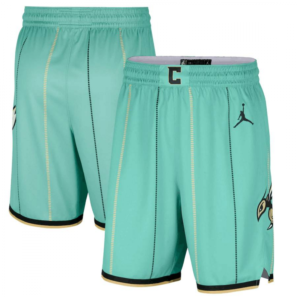 Pantalon Corto Charlotte Hornets Turquesa City Edition Pantalon Corto Charlotte Hornets Turquesa City Edition