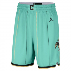 Pantalon Corto Charlotte Hornets Turquesa City Edition Pantalon Corto Charlotte Hornets Turquesa City Edition