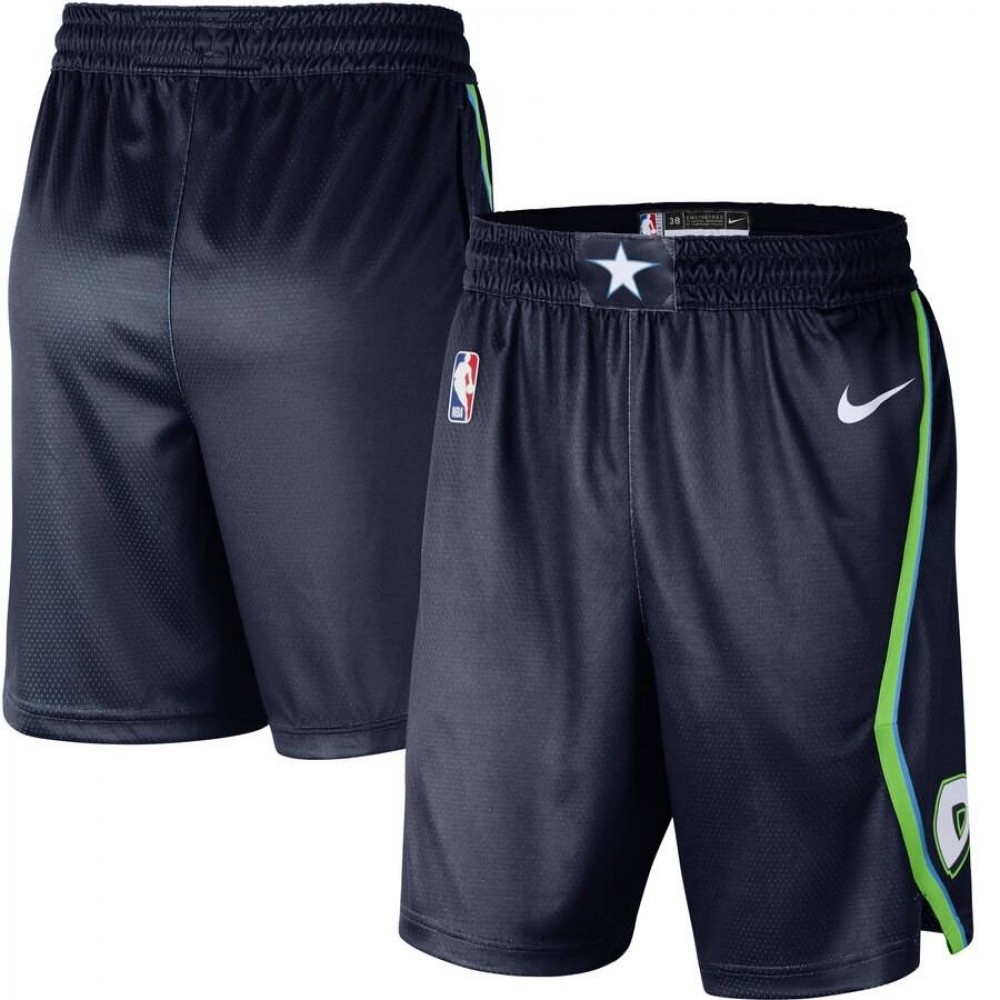 Pantalon Corto Dallas Mavericks City Edition Negro