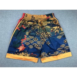 Pantalon Corto Golden State Warriors De Bolsillo Multicolor Pantalon Corto Golden State Warriors De Bolsillo Multicolor