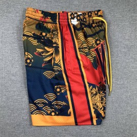 Pantalon Corto Golden State Warriors De Bolsillo Multicolor Pantalon Corto Golden State Warriors De Bolsillo Multicolor