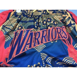 Pantalon Corto Golden State Warriors De Bolsillo Multicolor Pantalon Corto Golden State Warriors De Bolsillo Multicolor