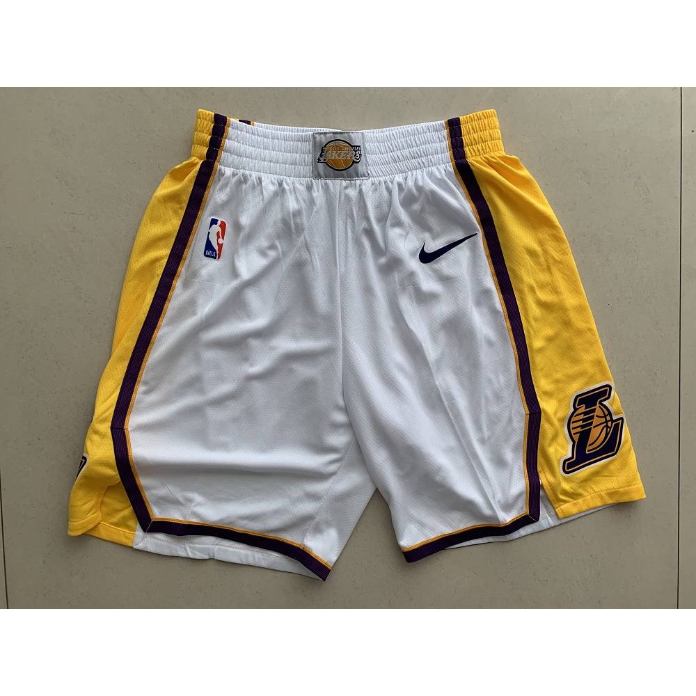 Pantalon Corto Los Angeles Lakers Blanco