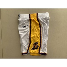 Pantalon Corto Los Angeles Lakers Blanco