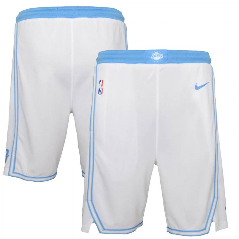 Pantalon Corto Los Angeles Lakers City Edition Blanco