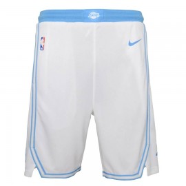 Pantalon Corto Los Angeles Lakers City Edition Blanco