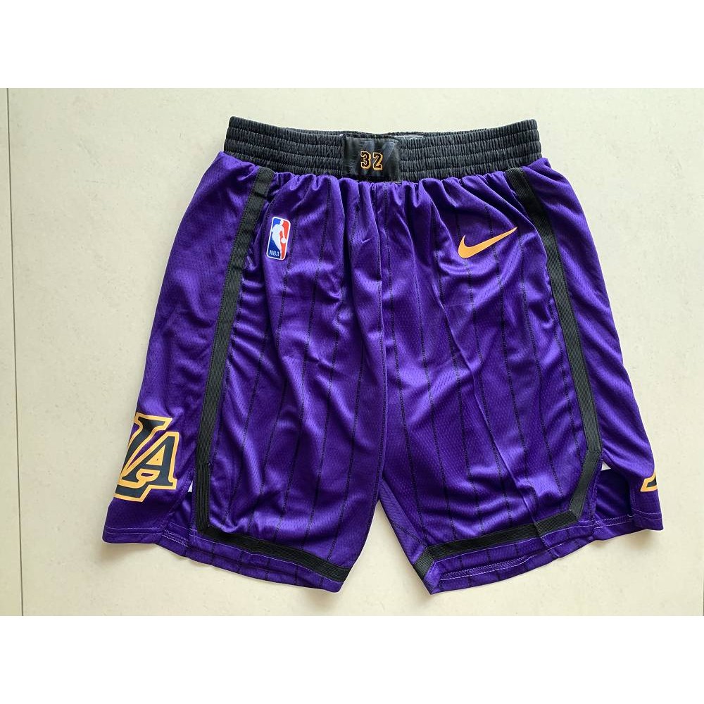 Pantalon Corto Los Angeles Lakers City Edition Púrpura