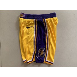 Pantalon Corto Los Angeles Lakers Classic Edition Amarillo