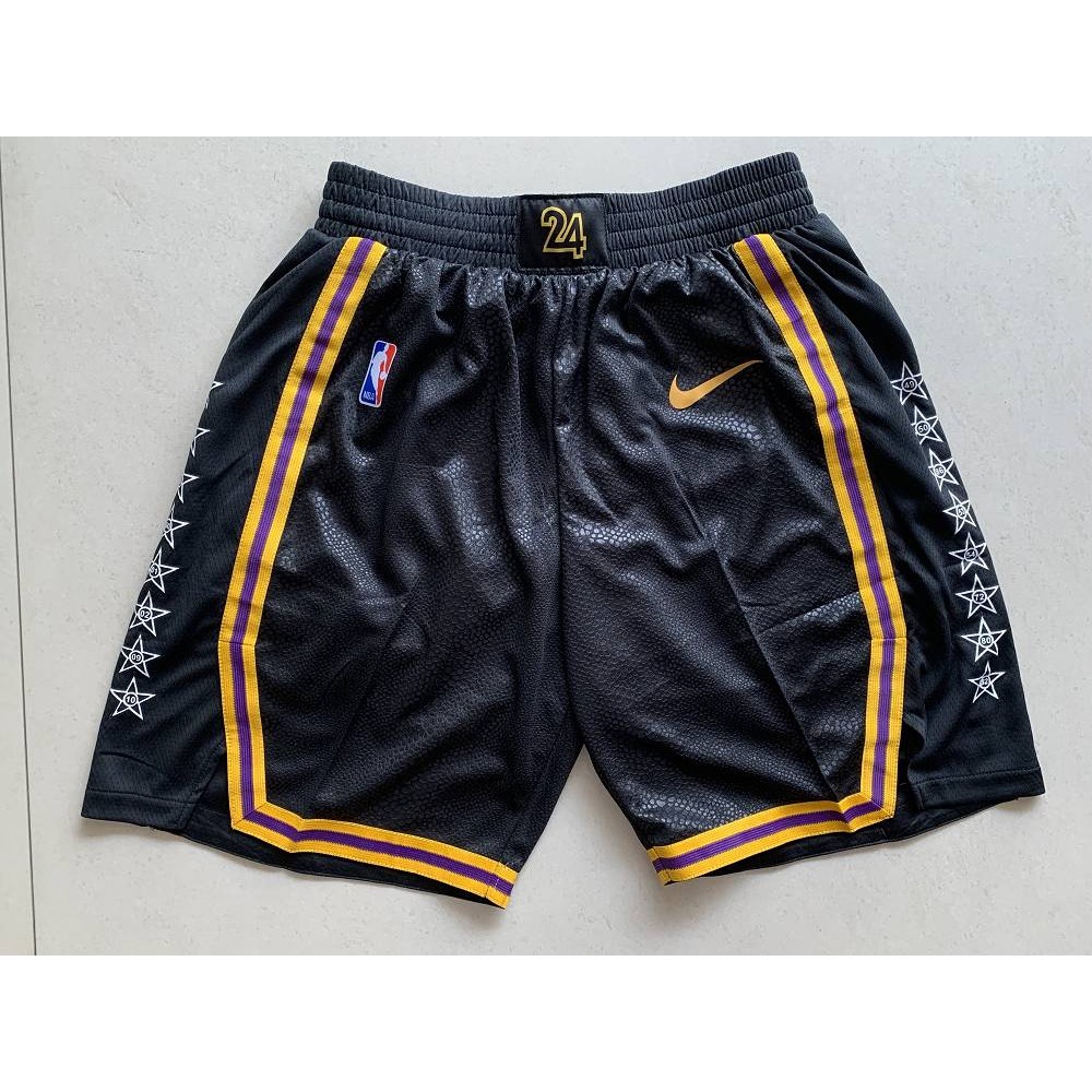 Pantalon Corto Los Angeles Lakers Estampado De Serpiente Edition Negro Pantalon Corto Los Angeles Lakers Estampado De Serpiente Edition Negro