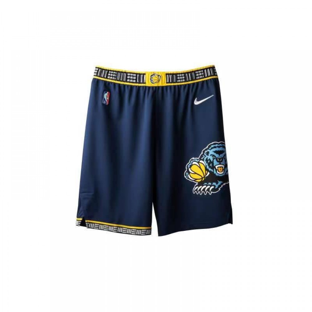 Pantalon Corto Memphis Grizzlies City Edition Azul Marino
